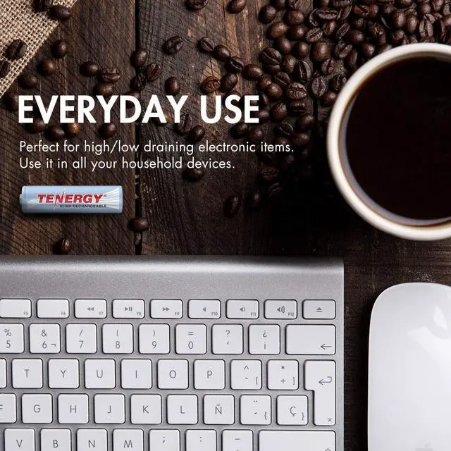 Alt view image 2 of 7 - Rechargeable Battery 34 Pack Variety, 12AA, 12AAA, 4C, 4D, and 2x9V Rechargeable Batteries for Everyday Household Electronics