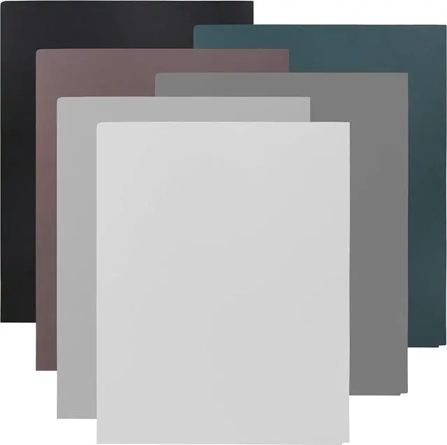 Main image of 6 Pack Heavy Duty Plastic Two Pocket Folders Heavy Duty Plastic 2 Pocket Folder (Urban Colors)