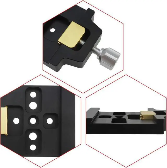 Alt view image 4 of 5 - 80mm Premium Losmandy Level Dovetail Clamp Saddle Style Plate