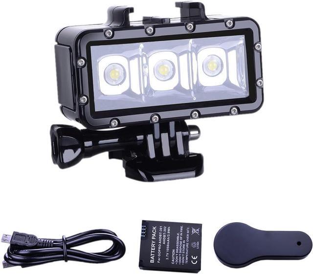 Main image of Suptig Diving Light High Power Dimmable Waterproof LED Video Light Fill Night Light Diving Underwater Light for Gopro Hero 12/11/10/9/8/7/6/5/4/3/3+/Hero Session/AKASO/DJI osmo Waterproof 147ft(45m)