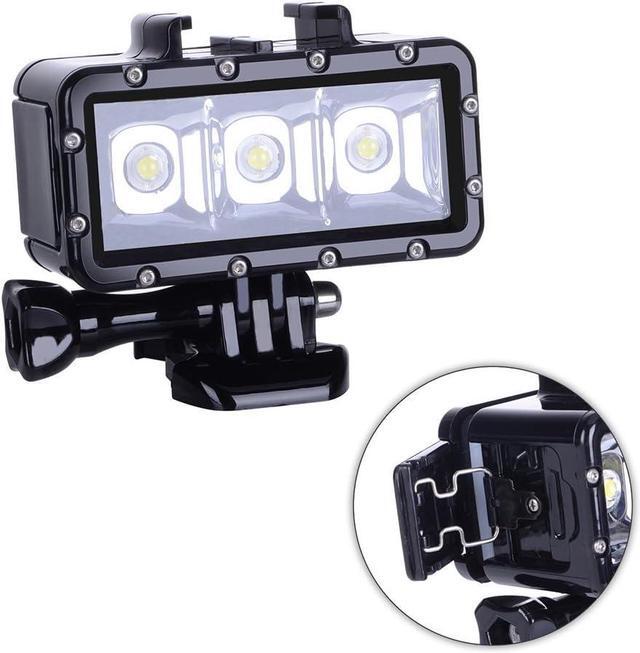 Alt view image 4 of 7 - Suptig Diving Light High Power Dimmable Waterproof LED Video Light Fill Night Light Diving Underwater Light for Gopro Hero 12/11/10/9/8/7/6/5/4/3/3+/Hero Session/AKASO/DJI osmo Waterproof 147ft(45m)