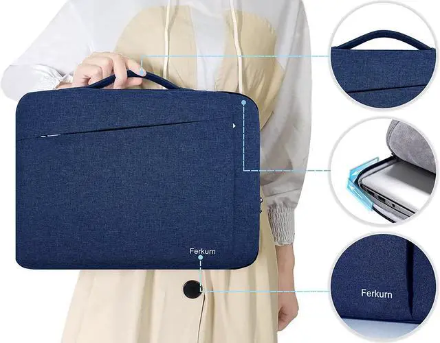 Alt view image 5 of 7 - Ferkurn 14 inch Laptop Case Sleeve Compatible with 2021 MacBook Pro A2442 M1 /HP Chromebook x360 Pavilion Stream/Dell Inspiron 14/ Acer ASUS ThinkPad Chromebook 3 Ideapad Samsung Chromebook Go