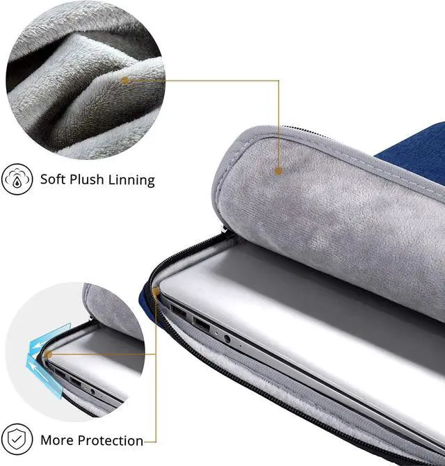 Alt view image 6 of 7 - Ferkurn 14 inch Laptop Case Sleeve Compatible with 2021 MacBook Pro A2442 M1 /HP Chromebook x360 Pavilion Stream/Dell Inspiron 14/ Acer ASUS ThinkPad Chromebook 3 Ideapad Samsung Chromebook Go