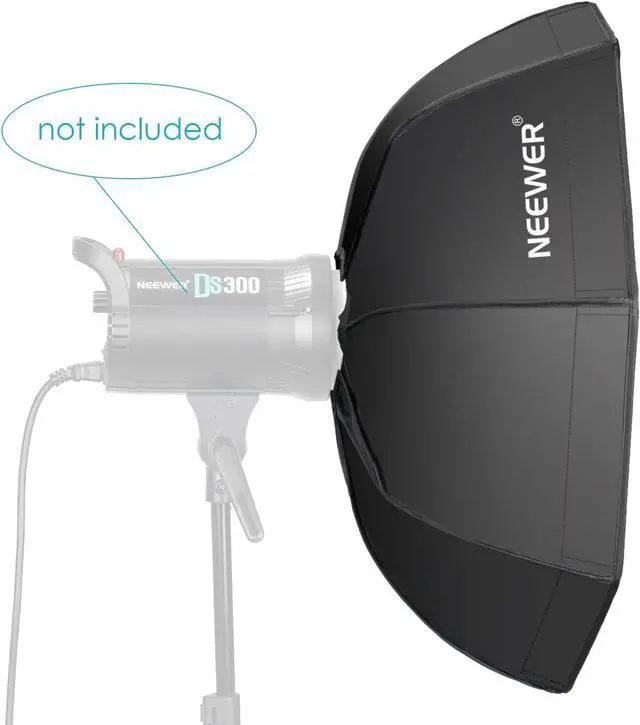 Alt view image 2 of 7 - Neewer Photo Studio 24 inches/60 Centimeters Beauty Dish and Octagonal Softbox Combination with Bowens Speedring for Bowens,Perfect for Portrait,Product Photography and Video Shooting