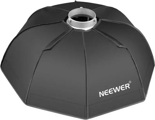 Alt view image 6 of 7 - Neewer Photo Studio 24 inches/60 Centimeters Beauty Dish and Octagonal Softbox Combination with Bowens Speedring for Bowens,Perfect for Portrait,Product Photography and Video Shooting