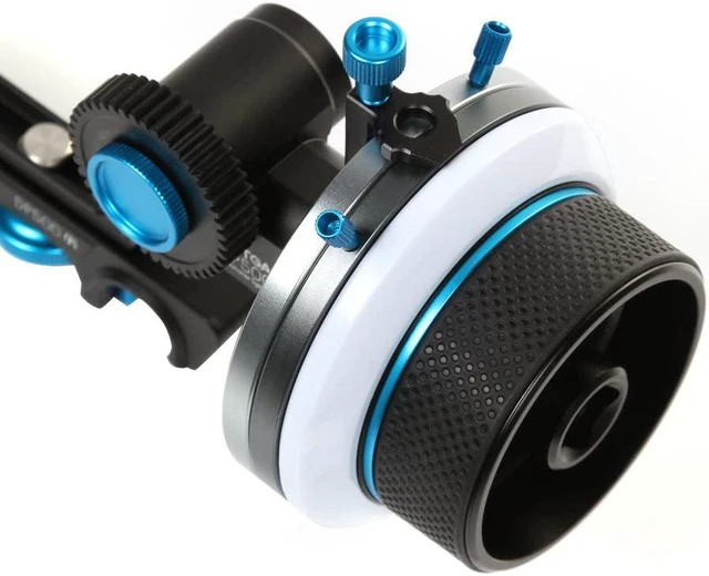 Alt view image 3 of 7 - DP500III Follow Focus Puller with A/B Stop & 15mm Quick-Release Rod Clamp No Backlash, for Canon, Blackmagic, DSLR, Cinema & Mirrorless Cameras