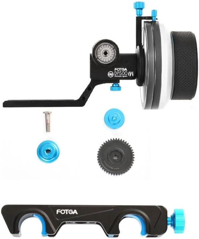 Alt view image 5 of 7 - DP500III Follow Focus Puller with A/B Stop & 15mm Quick-Release Rod Clamp No Backlash, for Canon, Blackmagic, DSLR, Cinema & Mirrorless Cameras