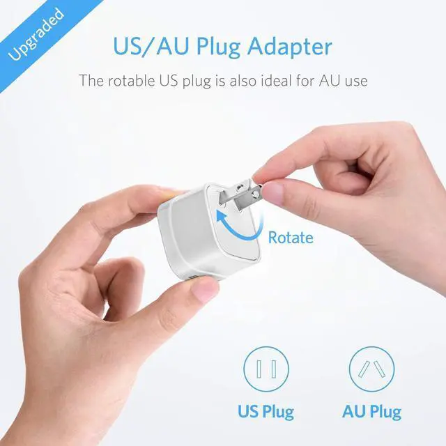 Alt view image 2 of 7 - BESTEK Universal Travel Adapter 220V to 110V Voltage Converter with 0-2.4A 4 Port USB Charging and UK/AU/US/EU Worldwide Plug Adapter (White)