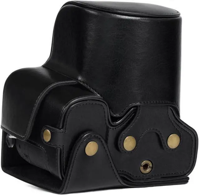 Alt view image 2 of 7 - Ever Ready Leather Camera Case Compatible with Sony Cyber-Shot DSC-RX10 IV DSC-RX10 III