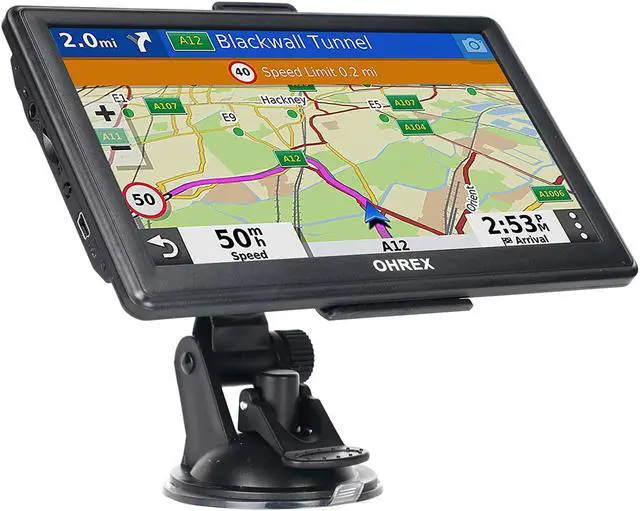 Main image of OHREX N700 GPS Navigation for Car Truck RV, GPS Navigator with 7 inch, 2024 Maps (Free Lifetime Updates), Truck GPS Commercial Drivers, Semi Trucker GPS Navigation System, Custom Truck Routing