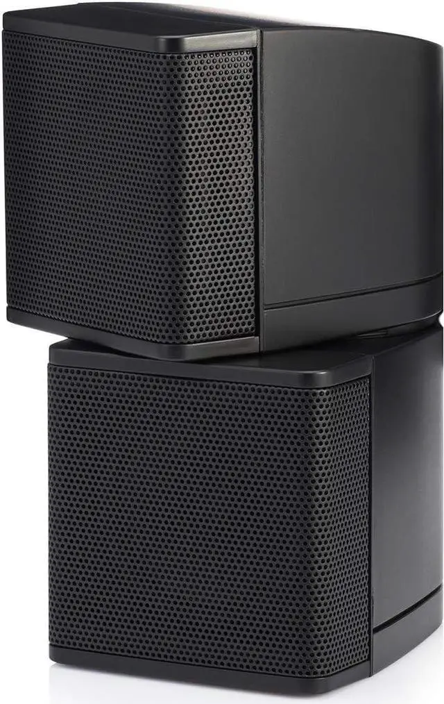 Alt view image 4 of 7 - Pure Resonance Audio MC2.5B Dual 2.5 Swiveling Surround Sound Mini Cube Speaker (Pair, Black) (Without Brackets)
