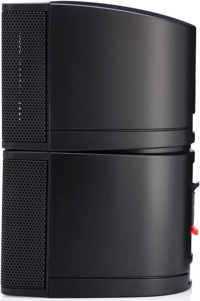 Alt view image 7 of 7 - Pure Resonance Audio MC2.5B Dual 2.5 Swiveling Surround Sound Mini Cube Speaker (Pair, Black) (Without Brackets)