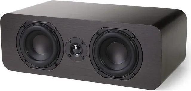 Alt view image 3 of 6 - Micca RB42-C Premium Center Channel Bookshelf Speaker with Dual 4-Inch Woofers and Silk Tweeter, Clearer Dialogue for Home Theater Surround Sound Systems, Single, Dark Walnut