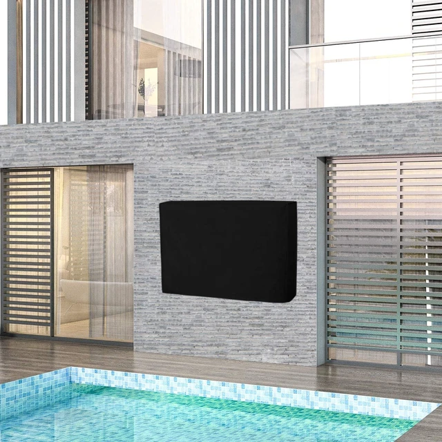 Alt view image 2 of 7 - Easy-Going Waterproof Outdoor TV Cover for 44 to 46 inches, Black