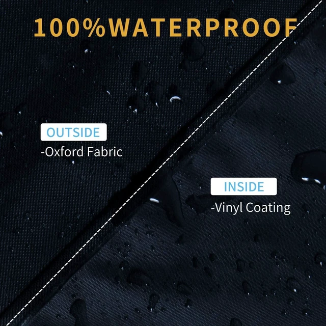 Alt view image 4 of 7 - Easy-Going Waterproof Outdoor TV Cover for 44 to 46 inches, Black