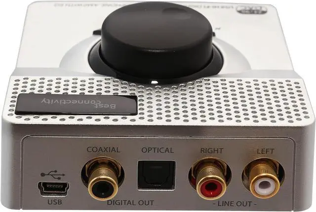 Alt view image 3 of 5 - Syba USB 24 Bit 96 KHz DAC Digital to Analog Headphone Amplifier 2 Stage EQ Digital/Coaxial Output and RCA Output (SD-DAC63118)