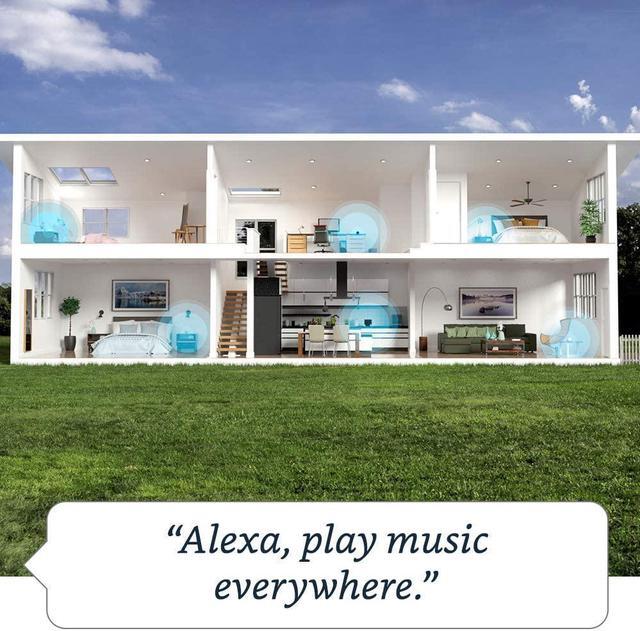 Alt view image 17 of 20 - Amazon 53-023503 Home AutomationEcho Dot (4th Gen) | Smart Speaker with Clock and Alexa | Glacier White