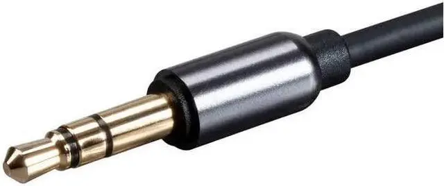 Alt view image 6 of 8 - Monoprice Onyx Series Auxiliary 3.5mm TRS Audio Cable, 3ft