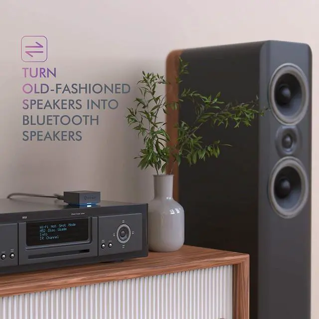 Alt view image 4 of 7 - Esinkin Wireless Audio Receiver for Music Streaming Sound System Works with Smart Phones, Tablets and Car, Wireless Adapter for Speakers