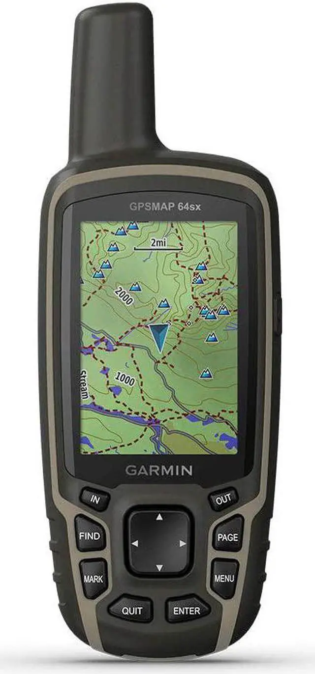 Alt view image 12 of 17 - Garmin GPSMAP 64sx Handheld GPS Navigator Handheld Mountable 0100225810