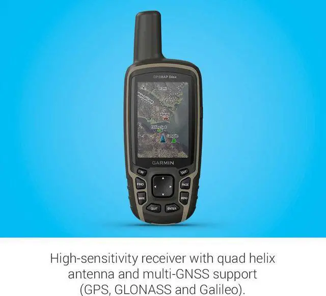 Alt view image 17 of 17 - Garmin GPSMAP 64sx Handheld GPS Navigator Handheld Mountable 0100225810