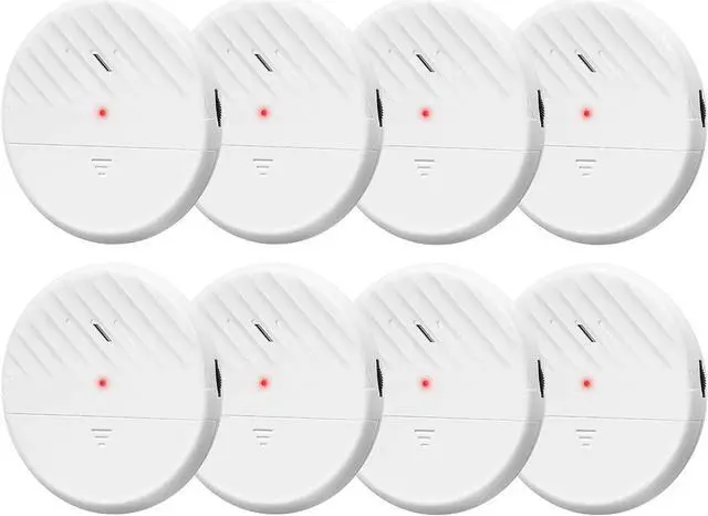 Main image of Glass Break Sensor Alarm 125dB Ultra-Slim Wireless Glass Break Detector Window Alarm Vibration Sensor for Home Window and Door Security (8)