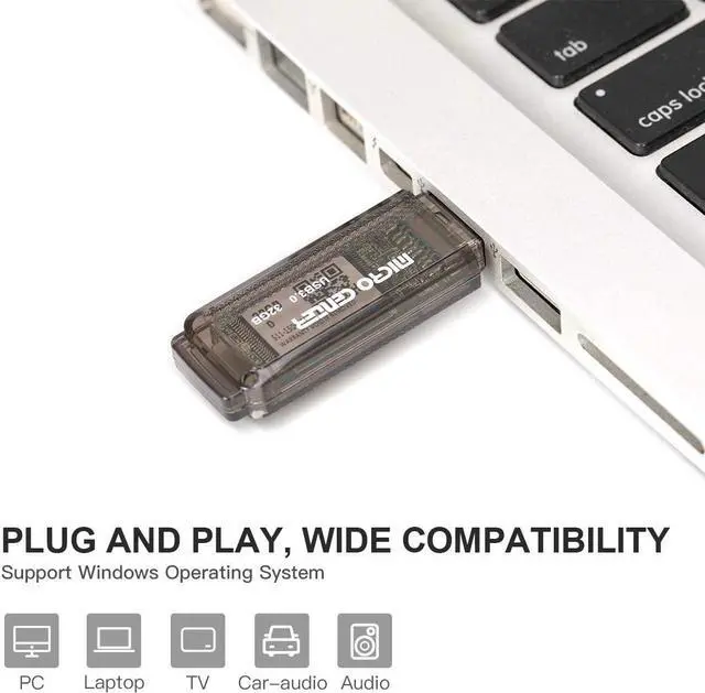 Alt view image 4 of 7 - Micro Center SuperSpeed 10 Pack 32GB USB 3.0/USB3.1 Gen1 Flash Drive Gum Size Memory Stick Thumb Drive Data Storage Jump Drive 10X Faster Than USB 2.0 USB Drives (32G 10-Pack)