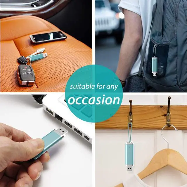 Alt view image 4 of 7 - 3 Pack 64GB Flash Drive USB Drive Thumb Drive 64 GB USB Flash Drive Jump Drive 64G Flash Drives Photo Memory Stick Pen Drive Zip Drive Pink Yellow Blue