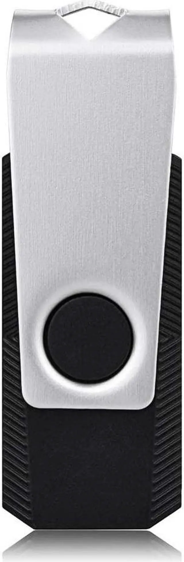 Alt view image 2 of 7 - 64 GB Flash Drive USB Flash Drive Thumb Drive 64GB Memory Stick Zip Drive Swivel Design Pen Drive Fold Storage Jump Drive 64 G USB 2.0 Black