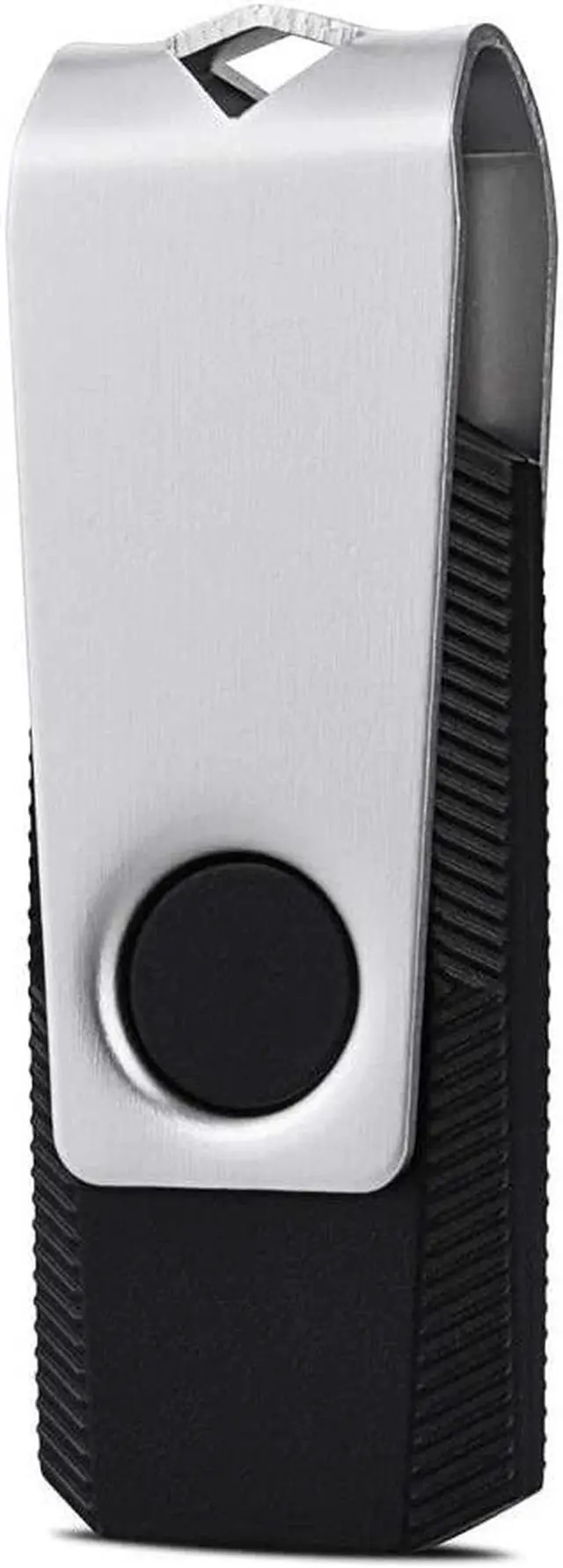 Alt view image 4 of 7 - 64 GB Flash Drive USB Flash Drive Thumb Drive 64GB Memory Stick Zip Drive Swivel Design Pen Drive Fold Storage Jump Drive 64 G USB 2.0 Black