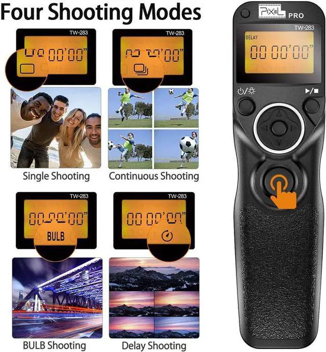 Alt view image 5 of 7 - Wireless Remote Shutter Compatible for  Alpha a7 a7II III R RII RIII A7IV a7RIV a7S a300 a6000 a6500 a6400 a6300 a77II a100 a300 a450 a500 a580 a700 a850 a33 a55 a58 a65 a77 a99 RX100 II III IV