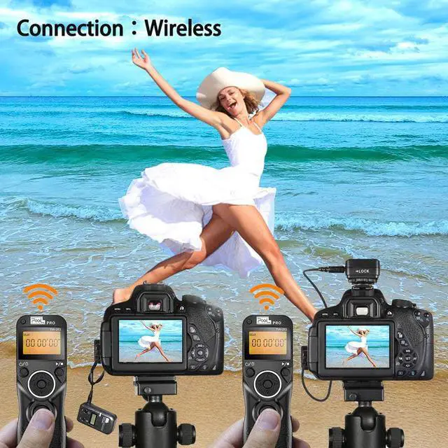 Alt view image 4 of 7 - Wireless Remote Shutter Compatible for  Alpha a7 a7II III R RII RIII A7IV a7RIV a7S a300 a6000 a6500 a6400 a6300 a77II a100 a300 a450 a500 a580 a700 a850 a33 a55 a58 a65 a77 a99 RX100 II III IV