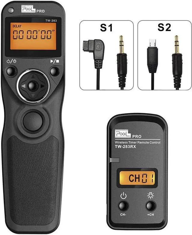 Main image of Wireless Remote Shutter Compatible for  Alpha a7 a7II III R RII RIII A7IV a7RIV a7S a300 a6000 a6500 a6400 a6300 a77II a100 a300 a450 a500 a580 a700 a850 a33 a55 a58 a65 a77 a99 RX100 II III IV