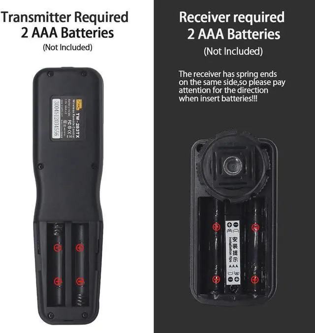 Alt view image 6 of 7 - Wireless Remote Shutter Compatible for  Alpha a7 a7II III R RII RIII A7IV a7RIV a7S a300 a6000 a6500 a6400 a6300 a77II a100 a300 a450 a500 a580 a700 a850 a33 a55 a58 a65 a77 a99 RX100 II III IV