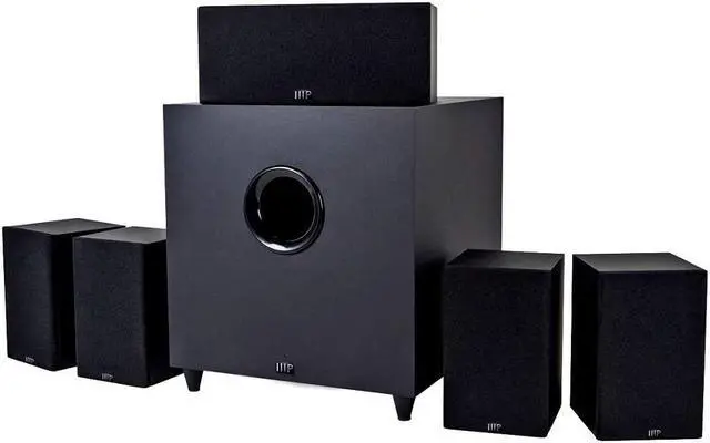 Alt view image 18 of 20 - Monoprice Premium 5.1-Channel Home Theater System with Subwoofer