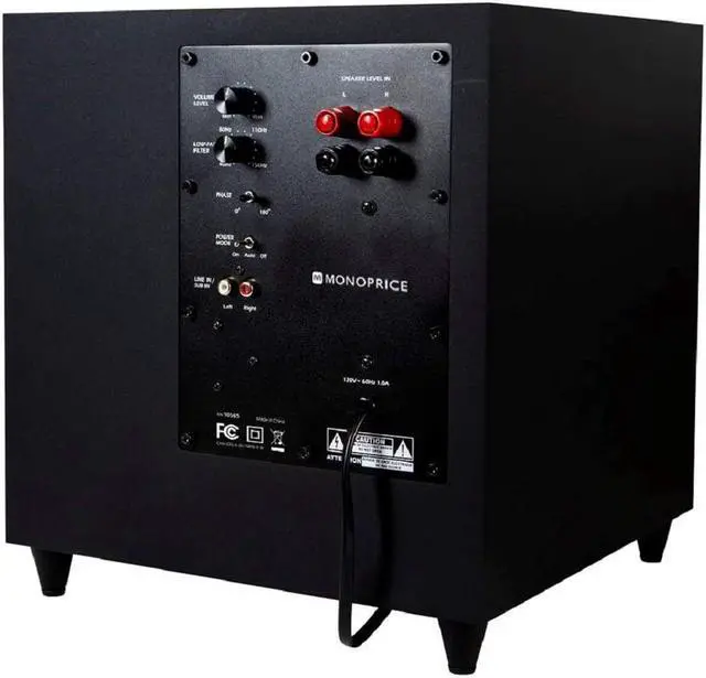 Alt view image 20 of 20 - Monoprice Premium 5.1-Channel Home Theater System with Subwoofer