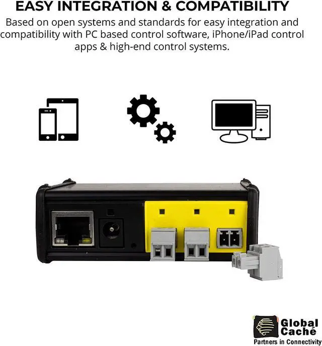 Alt view image 3 of 5 - Global Caché IP2CC iTach TCP/IP to Contact Closure Converter - Connects Relay Devices to a Wired Connection