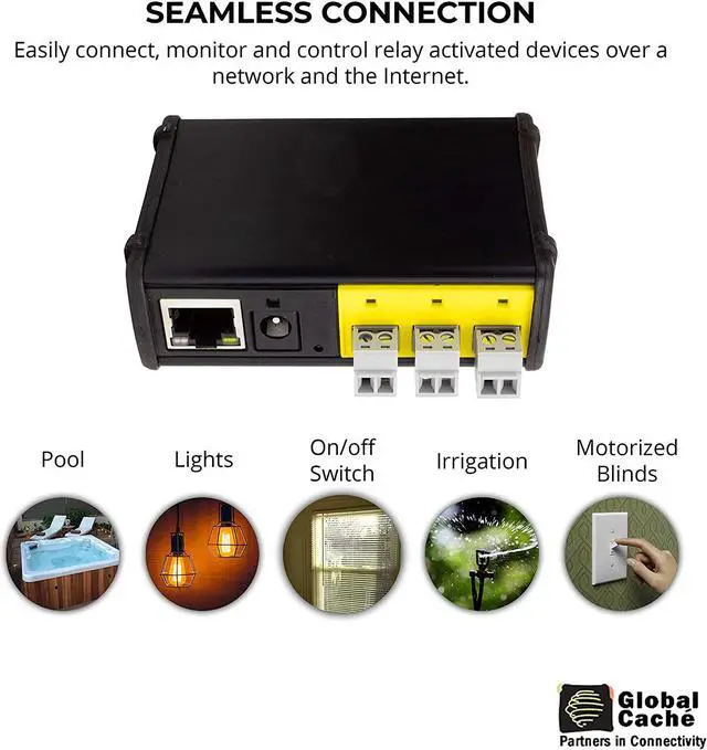 Alt view image 2 of 5 - Global Caché IP2CC iTach TCP/IP to Contact Closure Converter - Connects Relay Devices to a Wired Connection