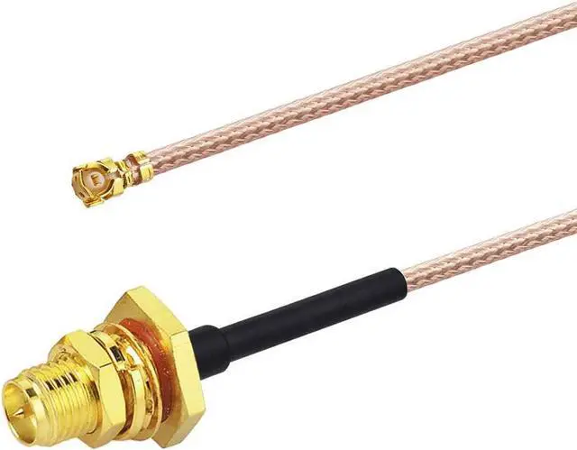 Alt view image 3 of 7 - Bingfu Dual Band WiFi 2.4GHz 5GHz 5.8GHz 8dBi RP-SMA Male Antenna 30cm 12 inch RG178 U.FL IPX IPEX to RP-SMA Female Cable 2-Pack for WiFi Router Wireless Mini PCI Express PCIE Network Card Adapter
