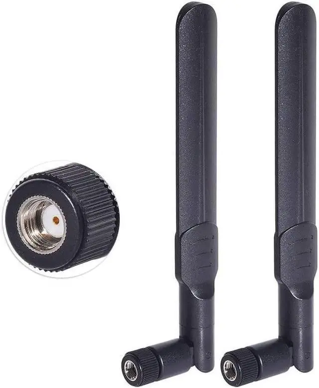 Alt view image 5 of 7 - Bingfu Dual Band WiFi 2.4GHz 5GHz 5.8GHz 8dBi RP-SMA Male Antenna 30cm 12 inch RG178 U.FL IPX IPEX to RP-SMA Female Cable 2-Pack for WiFi Router Wireless Mini PCI Express PCIE Network Card Adapter