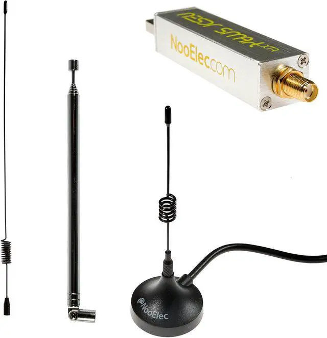 Alt view image 2 of 7 - NooElec NESDR Smart XTR Bundle - Premium RTL-SDR w/Extended Tuning Range, Aluminum Enclosure, 0.5PPM TCXO, SMA Input