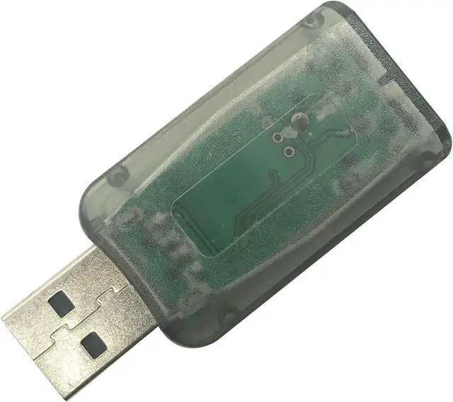 Alt view image 4 of 7 - USB Audio Adapter 3.5mm Headphone and Microphone Jacks External Stereo Sound Card Plug and Play No Drivers Needed Compatible Windows Mac Linux PC Notebook Desktop PS4 (Three Colors)