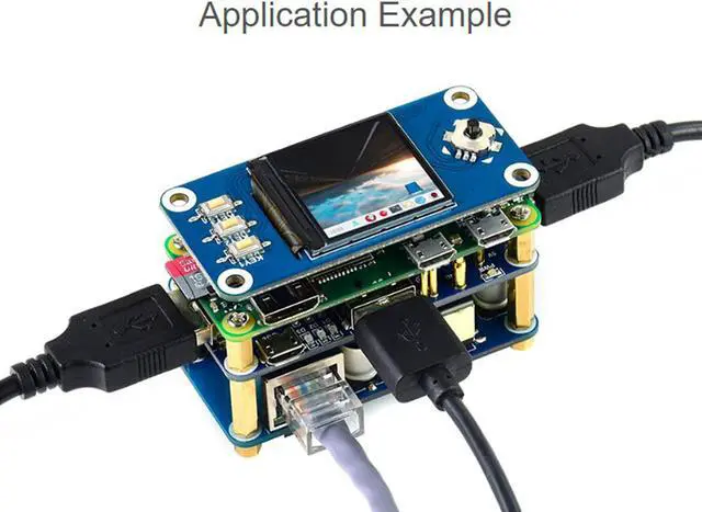 Alt view image 6 of 7 - Power Over Ethernet PoE Ethernet/USB HUB HAT Expansion Board for Raspberry Pi Zero/Zero W/Zero WH,with 3X USB 2.0 Ports, Ethernet Port, Support IEEE 802.3af-Compliant PoE Network Standard