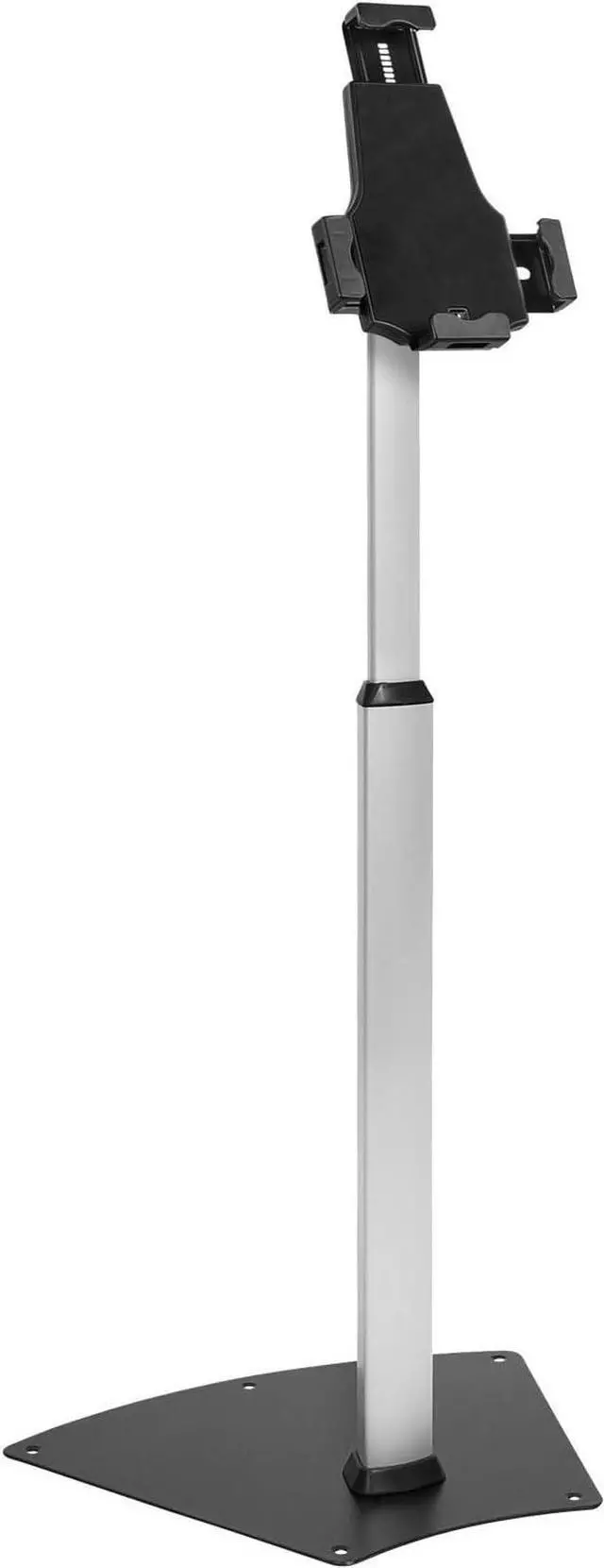 Alt view image 2 of 7 - Mount-It! Anti-Theft Universal Tablet Floor Stand Kiosk  Height Adjustable Kiosk Floor Stand - Locking Tablet Mount Stand for iPad, Galaxy, Surface Go & Other 7.9"- 10.9" Tablets
