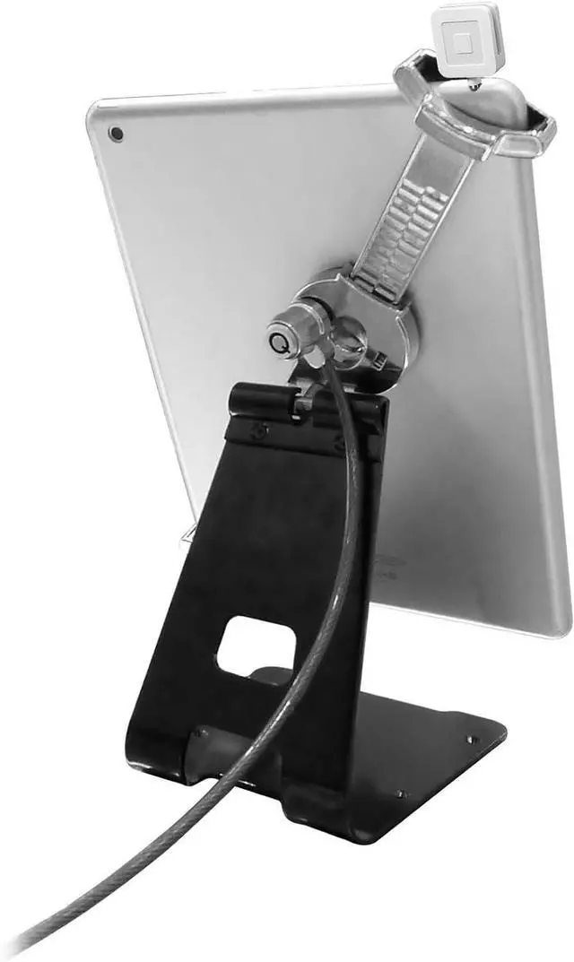 Alt view image 7 of 7 - Universal Tablet Holder - CTA Universal Anti-Theft Security Grip Holder with Metal Stand for Tablets iPad 10.2" (7th/ 8th/ 9th Generation), & Other 710" Tablets (PAD-UATGS)