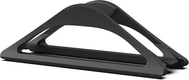 Alt view image 6 of 7 - HumanCentric Vertical Laptop Stand for Desks in Matte Black, Upright Adjustable Holder to Dock Apple MacBook, MacBook Pro, and Other Laptops to Organize Work & Home Office, Automatic Grip