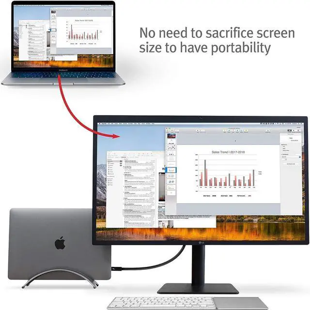 Alt view image 2 of 6 - Twelve South BookArc for MacBook | Space-Saving Vertical Desktop Stand for Apple notebooks (Space Grey)*Not Compatible with M1, See Insert Option to Update/Upgrade*