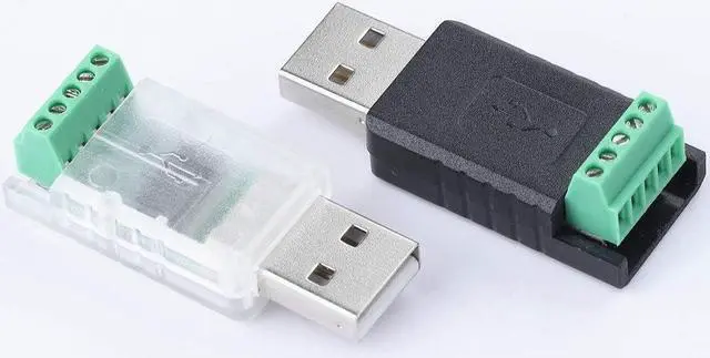 Alt view image 5 of 5 - USB to RS485 Converter Adapter 3.3V 5V FTDI CHIP with Screw Terminals and Windows MacOS Linux Support (Black)