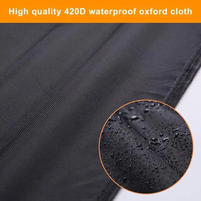 Alt view image 3 of 7 - Luxiv Computer Monitor Dust Cover Black Anti-Dust Screen Cover 21X14X3.5In | Fits Most 21-23In Monitors, 420D Oxford Full Body Cover, For LCD Screens, HD Panels, TV Screens, Desktop Displays, Washable