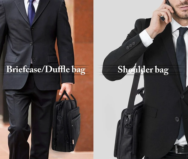 Alt view image 2 of 7 - Gaming Laptop Briefcase 18 Inch Expandable Extra Large Laptop Case